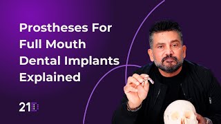 Prostheses For Full Mouth Dental Implants Explained [upl. by Sherurd]