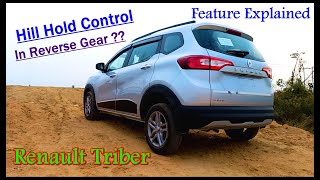 Renault Triber RXZ 2024 Model  Hill Hold Control  Feature Review [upl. by Natsreik]