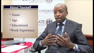 Answer Tell Me About Yourself Job Interview Question Kenya [upl. by Atnad]