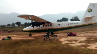 Lamidanda Airport khotang  Plane Takeoff ll प्लेन उड्न लागेको बेला  तारा एयरलाइन्स [upl. by Barabbas]