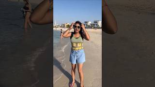 Dubai🇦🇪 এর beach এসে কত jet car দেখলাম😍 minivlog vlog shorts [upl. by Ferdie]