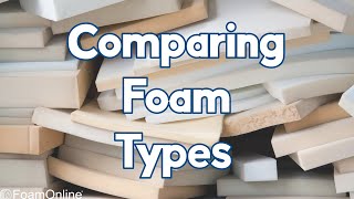 Comparing Foam Types [upl. by Nevek463]