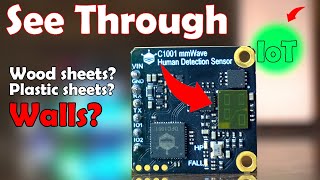 See Through with C1001 mmWave Human Detection sensor mmWave Sensor with ESP32 IoT [upl. by Anaytat644]