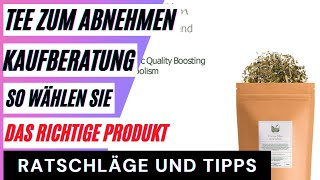 Tee zum Abnehmen Vergleich Die besten AbnehmTees im Test So wählen Sie das richtige Produkt [upl. by Rydder]