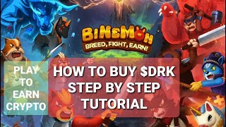 Binemon  How to Buy DRK [upl. by Eirual]