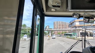 前面展望神戸市バス83系統名谷駅前⇒千原公園回り名谷駅前行き 落合営業所254 [upl. by Naicul]