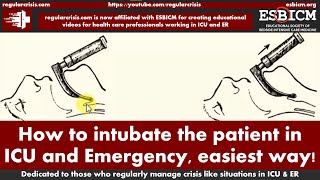 How to intubate the patient in ICU and Emergency easiest way  RegularCrisis [upl. by Anissa]