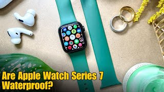 Are Apple Watch Series 7 Waterproof [upl. by Macgregor]