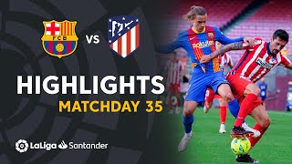 Highlights FC Barcelona vs Atletico Madrid 00 [upl. by Lebatsirc32]