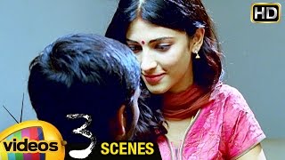 Shruti Haasan Consoles Dhanush  3 Telugu Movie Scenes  Sivakarthikeyan  Anirudh  Mango Videos [upl. by Enomrej350]