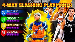 4WAY SLASHING PLAYMAKER BUILD is the NEW BEST BUILD on NBA2K24does everything [upl. by Lorraine]