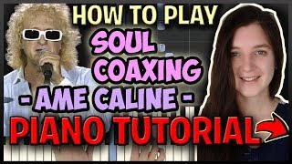 How To Play quotSoul Coaxing  Ame Calinequot by Polnareff  Easy Piano Synthesia Piano Tutorial HD [upl. by Terej]