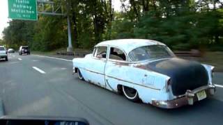 54 Chevy on air ride video 2 [upl. by Oxley656]