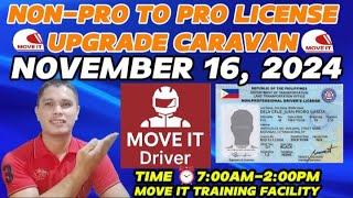 NONPRO TO PRO LICENSE UPGRADE CARAVAN NOVEMBER 162024 APPLY NA [upl. by Herzen]