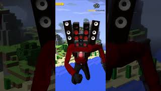 Speaker man and his teammates protect mine craft city part 1 tvman cameramanshorts funny [upl. by Leima139]