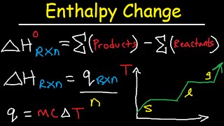 Enthalpy Change of Reaction amp Formation  Thermochemistry amp Calorimetry Practice Problems [upl. by Rosaline]