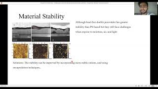 Problems related to leadfree perovskite materials [upl. by Nnyre]