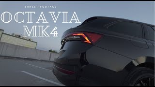 New ŠKODA Octavia at Sunset  Cinematic Footage [upl. by Sumaes701]