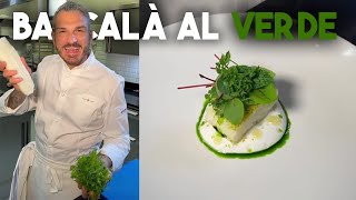 BACCALÀ AL VERDE PIEMONTESE  Chef Roberto Di Pinto [upl. by Ardnaxila]