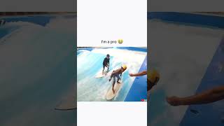 I’m a pro 🤣 ishowspeed surf surfing kaicenat fyp foryou [upl. by Nnylamme]