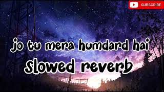 jo tu mera humdard haislowed reverb [upl. by Yalc]