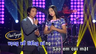 KARAOKE TẠ TỪ TRONG ĐÊM  ĐAN NGUYÊN HÀ THANH XUÂN [upl. by Ayhay]