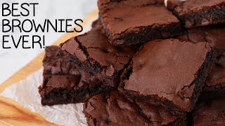 The Best Brownie Recipe EVER vegan [upl. by Darren]