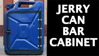 DIY JERRY CAN BAR CABINET BEER HOLDER [upl. by Annahc]