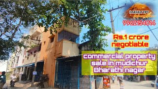 No213  commercial property sale in mudichur Bharathi nagar west Tambaram  Imayam tpt [upl. by Greiner]