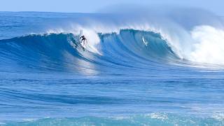 Pupukea Chambers Rocky Point Hawaii  112424  North Shore Oahu  Glassy MidLarge Waves Surfing [upl. by Colton]