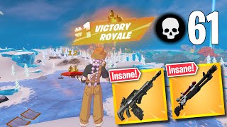 61 Elimination Solo Vs Squads quotBuild  ZeroBuildquot Wins Gameplay New Fortnite Chapter 4 Season 4 [upl. by Isabel184]