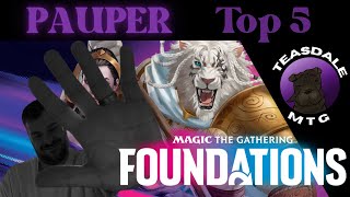 Top 5 Foundations Pauper [upl. by Alwitt]