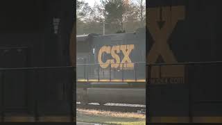 CSX 4562 SD70AC leads an intermodal train north in Fairburn Ga [upl. by Nasya933]