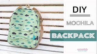 DIY MOCHILA VUELTA AL COLE  BACKPACK  PATRONES GRATIS [upl. by Ynnavoj]