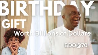 Reactions As Bishop David Oyedepo Receives His 70th Birthday Gift by One of His Sons😱😱 [upl. by Gerge]