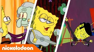 SpongeBob Schwammkopf  Musikalische Momente  Nickelodeon Deutschland [upl. by Tiff]