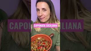 Caponata Siciliana ho preso la ricetta da mia nonna shorts [upl. by Marvella]