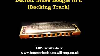 Backing Track  Detroit Blues Boogie in E [upl. by Eiddet]