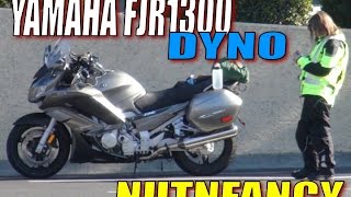 Yamaha FJR1300 Dynos at 127HP at 4300ft [upl. by Terrill]