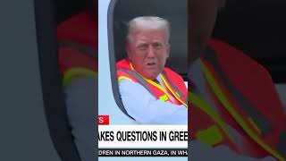 “How do you like my garbage truck” Trump asks reporters [upl. by Franckot57]