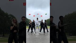 Which country did better Powerfull collab🔥 viral dance shorts [upl. by Inneg]