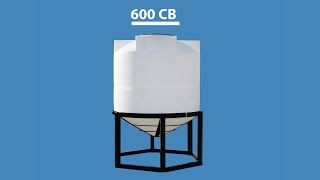 Dunmiers DCB 600  600 Gallon Vertical HDPE Tank [upl. by Materi533]