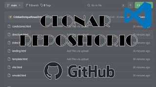 Como clonar un repositorio de GitHub y abrirlo en el Visual Studio Code 2024 [upl. by Cutcliffe]