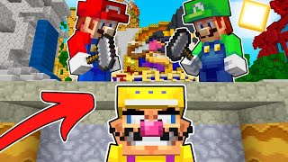 Minecraft Super Mario  Mario Brothers VS Wario MANHUNT  268 [upl. by Lenahs]