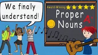 Proper Noun Song Proper Nouns by Melissa  Award Winning Video [upl. by Threlkeld]