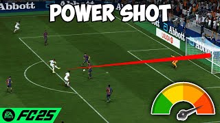 How To Power Shot On FC 25 [upl. by Gnut451]