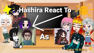 Hashiras React To Tanjiro As Yoriichi [upl. by Noyahs]