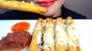 ASMR TAQUITOS EATING FLAUTA CRUNCH 바삭바삭 튀긴 타코 먹방 MUKBANG [upl. by Asenej]