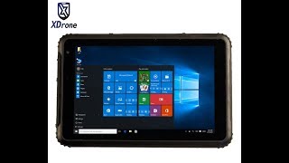 Industrial Kcosit K88L IP67 Waterproof Tablet PC Windows 10 Pro Shockproof Military OTG 3G GNSS GpS [upl. by Gassman]