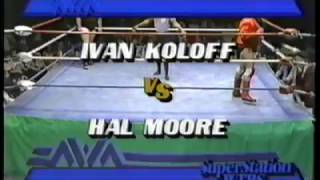 Ivan Koloff vs Hal Moore 1987 [upl. by Deerc]